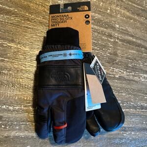 The North Face Montana Pro SG GTX Trigger Mitt Mitten Gore-Tex Mens Black Medium
